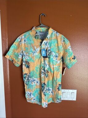 New Mens IZOD saltwater buttondown pit 21.5 length 30.5 cotton